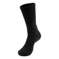 thorlos unisex-adult XJ Running Thick Padded Crew Sock Running Socks - black - Medium