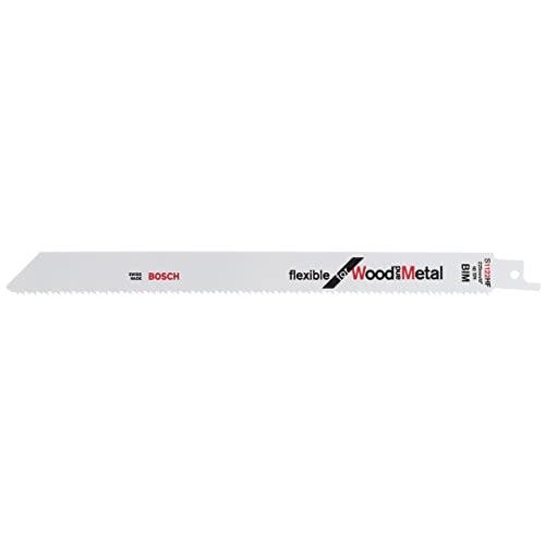 Bosch Accessories S1222HF Reciprocating Saw Blade for Wood and Metal 5 Pack, 230 mm Length