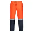 Huski K8101 High Visibility Waterproof Farmers Hi-Vis Pants Orange/Navy, 3X-Large