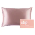 Slip Pure Silk Zippered Pillowcase, Pink, Queen