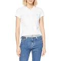 Tommy Hilfiger Women's Heritage Slim Fit Polo Shirt, Classic White, XXL