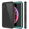 PunkCase iPhone Xr Waterproof Case, [Extreme Series] [Slim Fit] [Ip68 Certified] [Shockproof] [Snowproof] Armor Cover W/Built in Screen Protector Compatible W/Apple iPhone Xr [Teal]