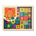 Melissa & Doug Wooden Lacing Beads in a Box (Developmental Toys, Easy to Assemble, 27 Beads and 2 Laces, 24.511 cm H × 19.177 cm W × 3.683 cm L)