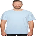 Nautica Men's Solid Crew Neck Short-Sleeve Pocket T-Shirt, Noon Blue, Large