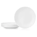Corelle Dinner Plate, Winter Frost White, 10.25 Inch Diameter (8-Piece Set)