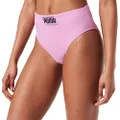 PUMA Women's Swimwear High Waist Brief Swim, Pink Combo, Small