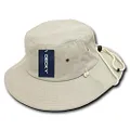 DECKY Aussie Plain Hat, Stone, Large/X-Large
