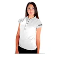 LEGEA Women's Sud Silver Polo Shirt, Bianco, XS