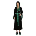 Groovy Uk Harry Potter Slytherin Womens Fleece Bathrobe, Black/Green, One Size