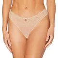 Emporio Armani Women's Virtual Lace Thong Underwear, Nude, M