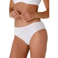 Lovable Women's Invisible Cotton Underwear, White, M