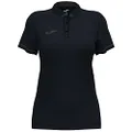 Joma Women's Championship Vi Polo Shirt Black-Anthracite