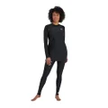 Speedo Women's Long-Line Swim Tunic Suit, Black/White, Size 32