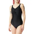 Speedo Women's Watergem Body Shaping Swimsuit for Women - Black - XS