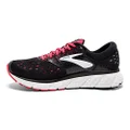 Brooks Mens Glycerin 16 Running Shoe, Multicolour Black Pink Grey 070, 8 US