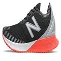 New Balance FuelCell Echo Men's Running Shoes, Black with Steel & Neo Flame, 9.5 US