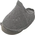 Crocs Men's and Women's Classic Slipper | Slip On Warm and Fuzzy House Slippers, Charcoal/Charcoal, 8