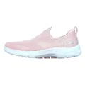 Skechers Women's Go Walk 6-Glimmering Sneaker, Light Pink, 9.5 US