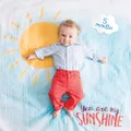lulujo Baby's First Year Milestone Blanket and Cards Set, You are My Sunshine (LJ588)