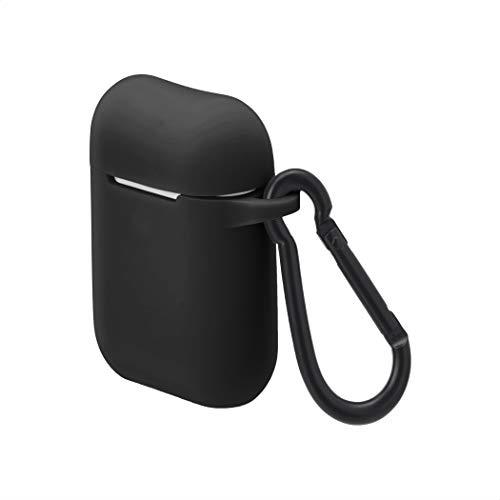 Amazon Basics AirPods Case - Compatible with Apple AirPods 1 & 2, Black