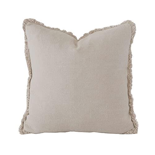 Bambury Linen Cushion, 50x50 cm, Pebble