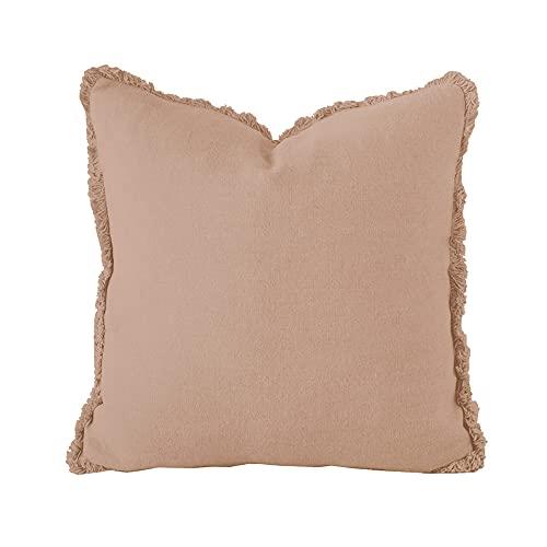 Bambury Linen Cushion, 50x50 cm, Tea Rose