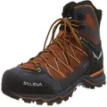 Salewa Men's Ms MTN Trainer Lite Mid GTX Trekking & Hiking Boots, 7.5 UK, Black Out Carrot, 12 US