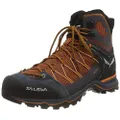 Salewa Men's Ms Mountain Trainer Lite Mid Gore-tex Trekking & Hiking Boots, Black Out Carrot, 12 US