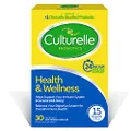 Culturelle Health & Wellness Daily Immune Support Formula, One Per Day Dietary Supplement, Contains 100% Naturally Sourced Lactobacillus GG –The Most Clinically Studied Probiotic†, 30 Count