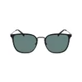 NAUTICA Mens Modern Sunglasses, Matte Black, 55mm US