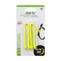 Nite Ize Original Gear Tie, Reusable Rubber Twist Tie, Made in The USA, 6-Inch, Neon Yellow, 2 Pack
