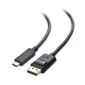 Cable Matters USB C to DisplayPort 1.4 Cable (USB-C to DisplayPort Cable, USB C to DP Cable) Supporting 8K 60Hz in Black 3m - Thunderbolt 4 /USB4 /Thunderbolt 3 Compatible with MacBook Pro Dell XPS
