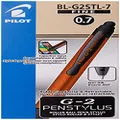 Pilot G-2 PenStylus Fine 0.7 mm Gel Ink Rollerball Pen, Gold (BL-G2STL-7GDB) - Pack of 12