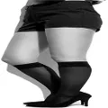 Ibici Segreta Knee-High Compression Hosiery Women's Socks, Black, X-Large