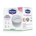 Milton 2 in 1 Combi Steriliser Starter Kit | Use in Microwave in 2 mins |Cold Water Method sterilises in 15 mins | Unique Safety Vent Technology