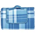 Amazon Basics Plaid Outdoor Picnic Blanket with Waterproof Backing, 150 x 195 cm