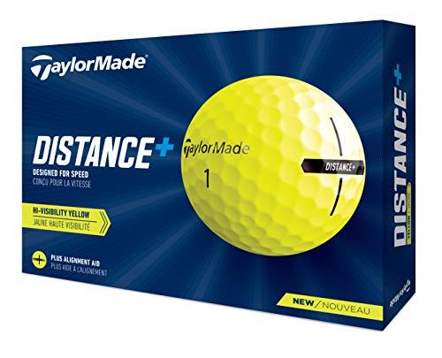 2021 TaylorMade Yellow Distance+ Golf Balls