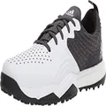 adidas Men's Adipower 4orged S Golf Shoe, Black/White/Silver Metallic, 9.5 US
