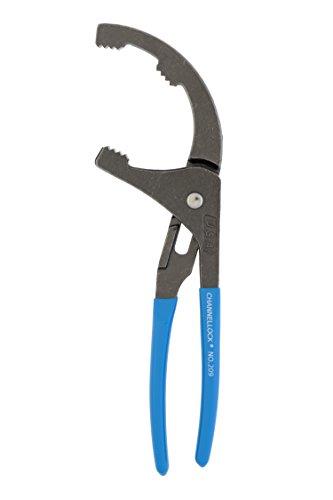 Channellock 209 9-Inch Oil Filter & PVC Pliers | Ideal for Engine Filters, Conduit, and Fittings | Forged from High Carbon Steel | Made in the USA,Blue