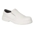 Portwest Steelite Slip On Safety Shoe, White, Size 43