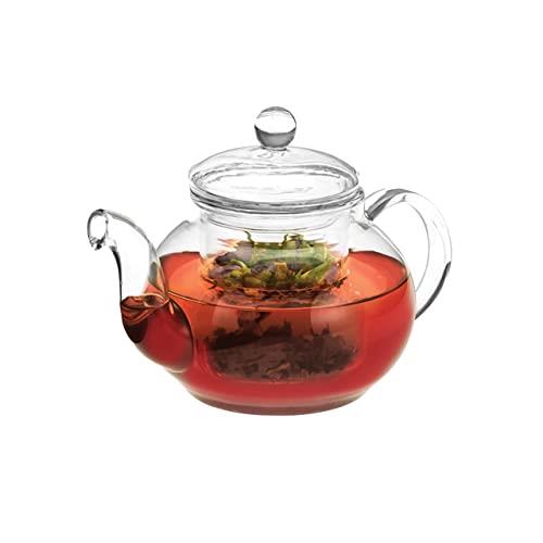 Avanti Eden Heat Resistant Borosilicate Glass Teapot, Clear, 15322