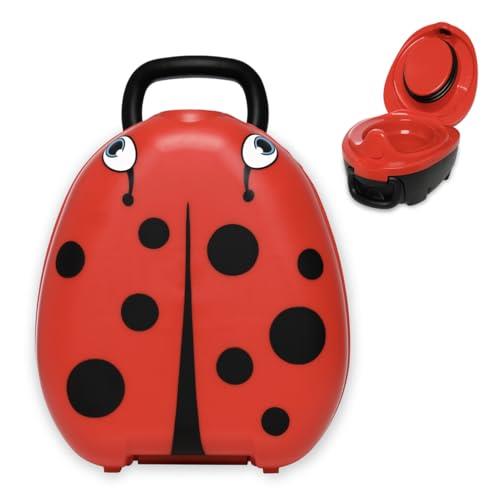 My Carry Potty - Ladybird Travel Potty, Award-Winning Portable Toddler Toilet Seat for Kids to Take Everywhere