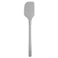 Tovolo Flex-Core Stainless Steel Handled Spatula Heat-Resistant & BPA-Free Silicone Turner Head, Cast Iron & Non-Stick Cookware, Dishwasher-Safe, Oyster Gray