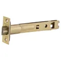 Kwikset 3014-01 3 CP Security 5-Inch Entry Door Latch, Polished Brass