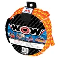 Wow World of Watersports 4k 60 ft. Tow Rope with Floating Foam Buoy 1 2 3 or 4 Person Tow Rope for Boating, 11-3010
