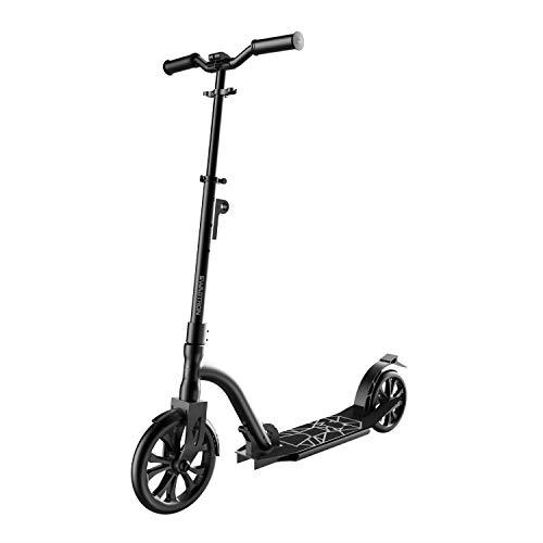 Swagtron K9 Commuter Kick Scooter for Adults, Teens | Foldable, Lightweight | Height-Adjustable for Riders up to 6'5", 220LB Max Load