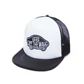 VANS Men's Classic Patch Trucker Baseball Cap, One Size, White/Black, One Size