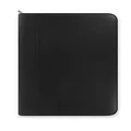 Filofax Metropol Zipped Folder with Calculator - Black