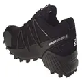 Salomon Men's Speedcross 4 Trail Running Shoe Black, 11.5 US