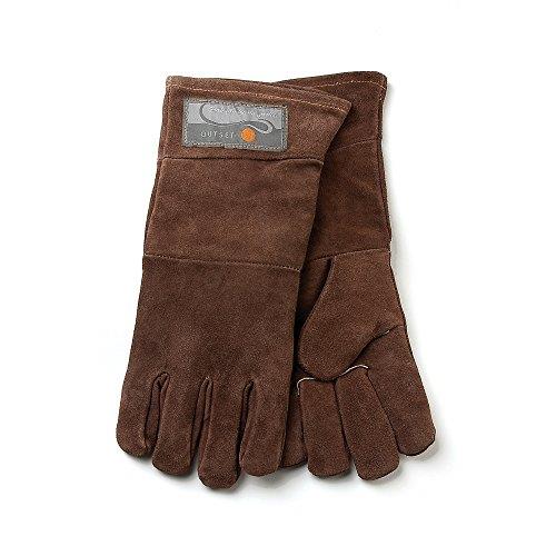 Outset F234 Small/Large Grill Gloves, Brown Leather